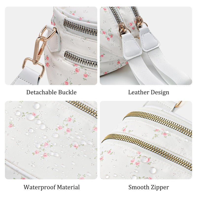 MEXS Bum Bag for Women Crossbody Bags Fanny Packs Sling Belt Purse Waist Chest Shoulder Bag - Image 5