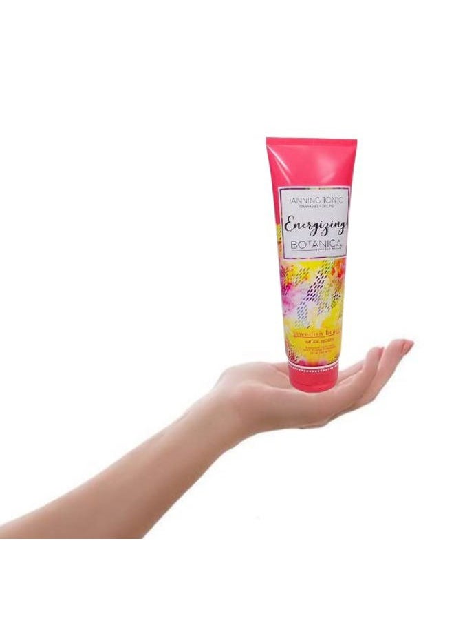 Swedish Beauty ENERGIZING Botanica Natural Bronzer (8.5 ounces) Tanning Bed Lotion, Grapefruit and Orchid Blend  - Image 3