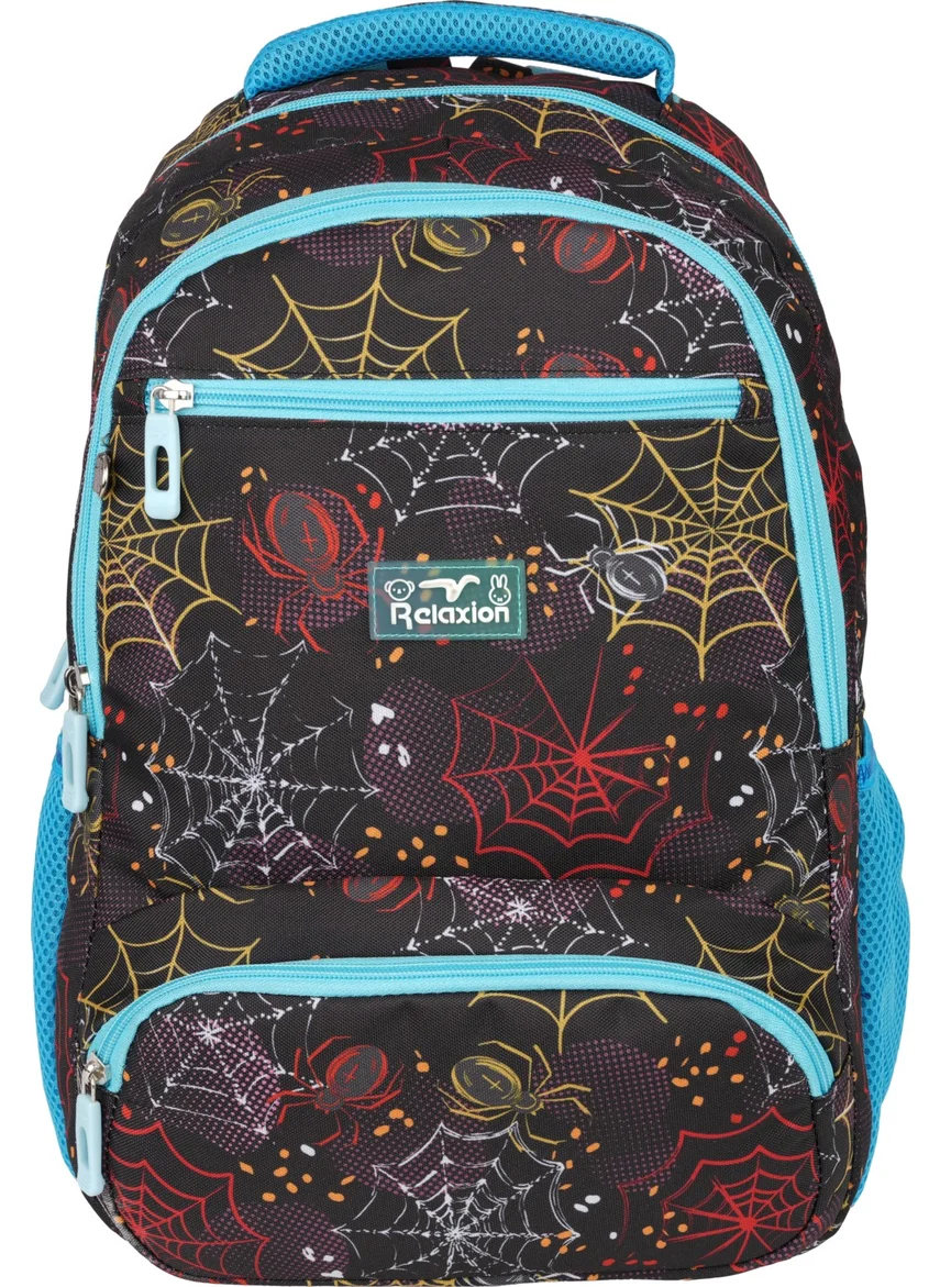 ريلاكسن Black Spider Patterned Triple School Set 8650-5