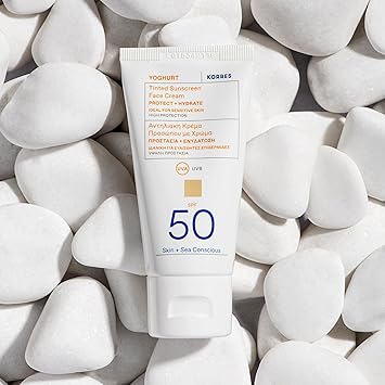 KORRES كورس كريم واقي شمس ملون بالزبادي SPF 50 50 مل - Image 4