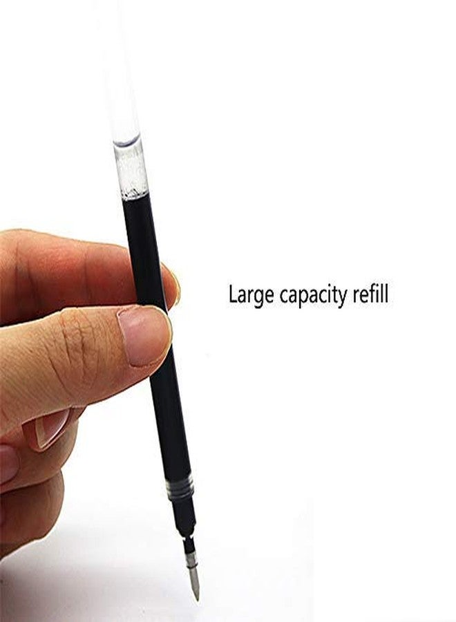 BaoKe 0.7mm Smooth Flow Gel ink Pen 4Pcs Black+4 pcs Blue+4pcs Red Combo Pack of 12 pcs - Image 4