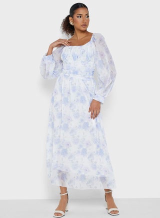 Floral Chiffon Dress