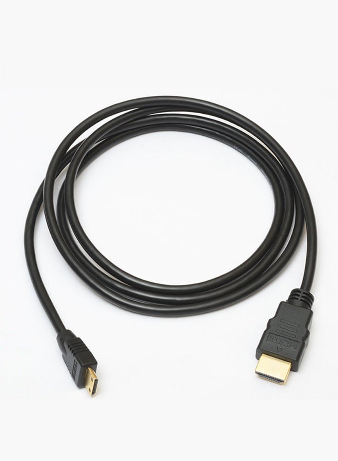 Mini HDMI to HDMI Cable, High Speed Supports Ethernet 3D and Audio Return (2 m) - Image 3