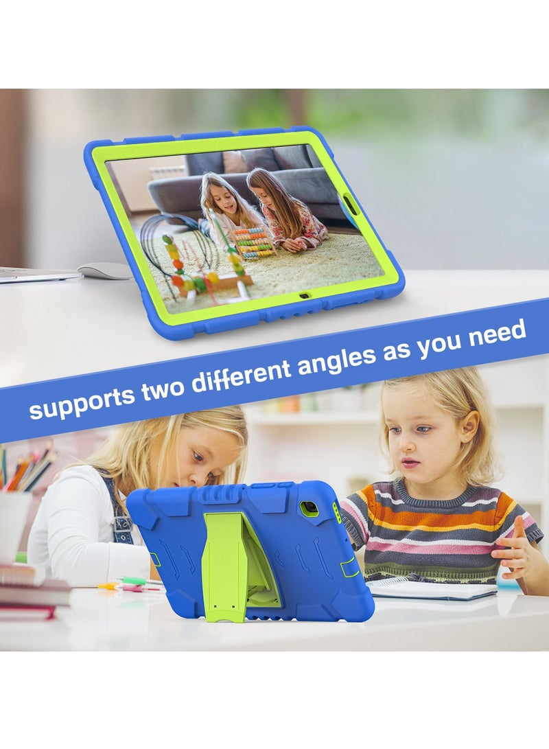 GULFLINK Gulflink Back Cover Protect Case for SAMSUNG Tab S6 Lite P610/P615 10.4inch blue and lime - Image 4