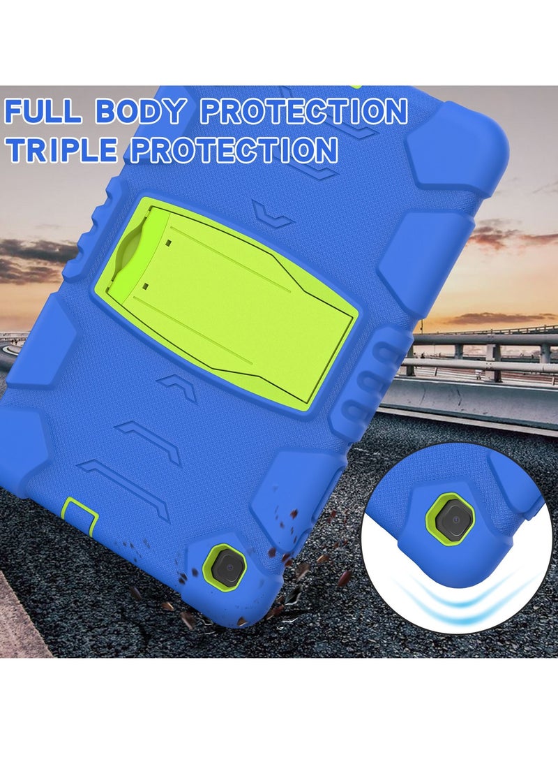 GULFLINK Gulflink Back Cover Protect Case for SAMSUNG Tab S6 Lite P610/P615 10.4inch blue and lime - Image 3