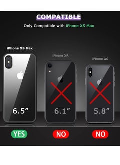 ten.tech Transparent protective cover for mobile phone iPhone XS Max, anti-shocks and scratches made of polycarbonate and flexible silicone, anti-yellowing by TenTech – Black  - Image 2