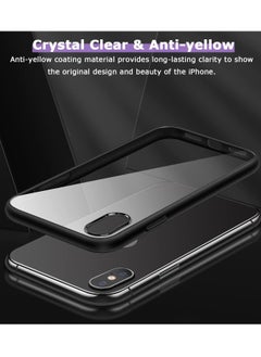 ten.tech Transparent protective cover for mobile phone iPhone XS Max, anti-shocks and scratches made of polycarbonate and flexible silicone, anti-yellowing by TenTech – Black  - Image 3