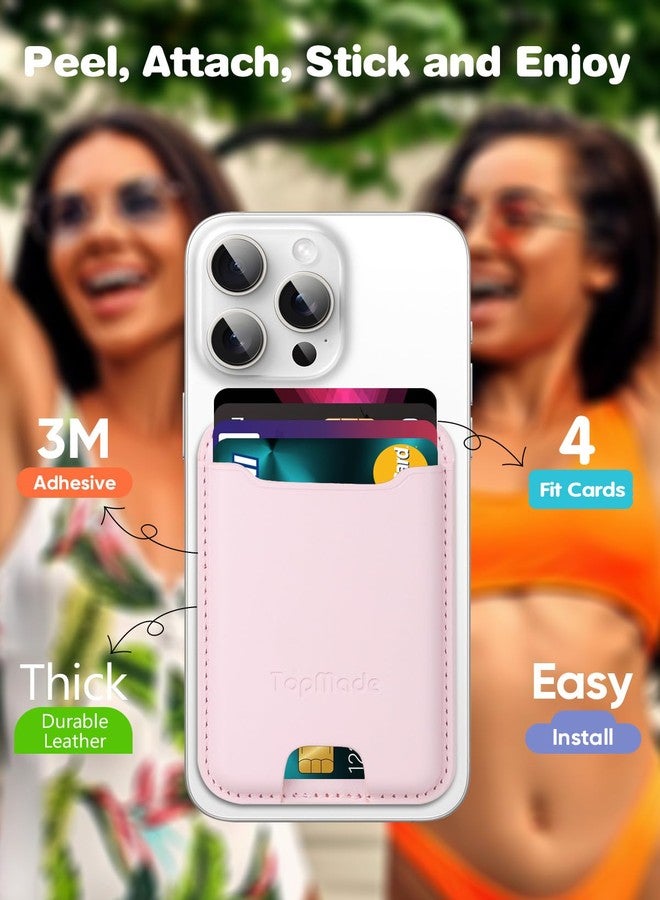 TopMade CB025 Sticky Phone Card Holder, Pink, Cell Phone Card Holder - Image 2