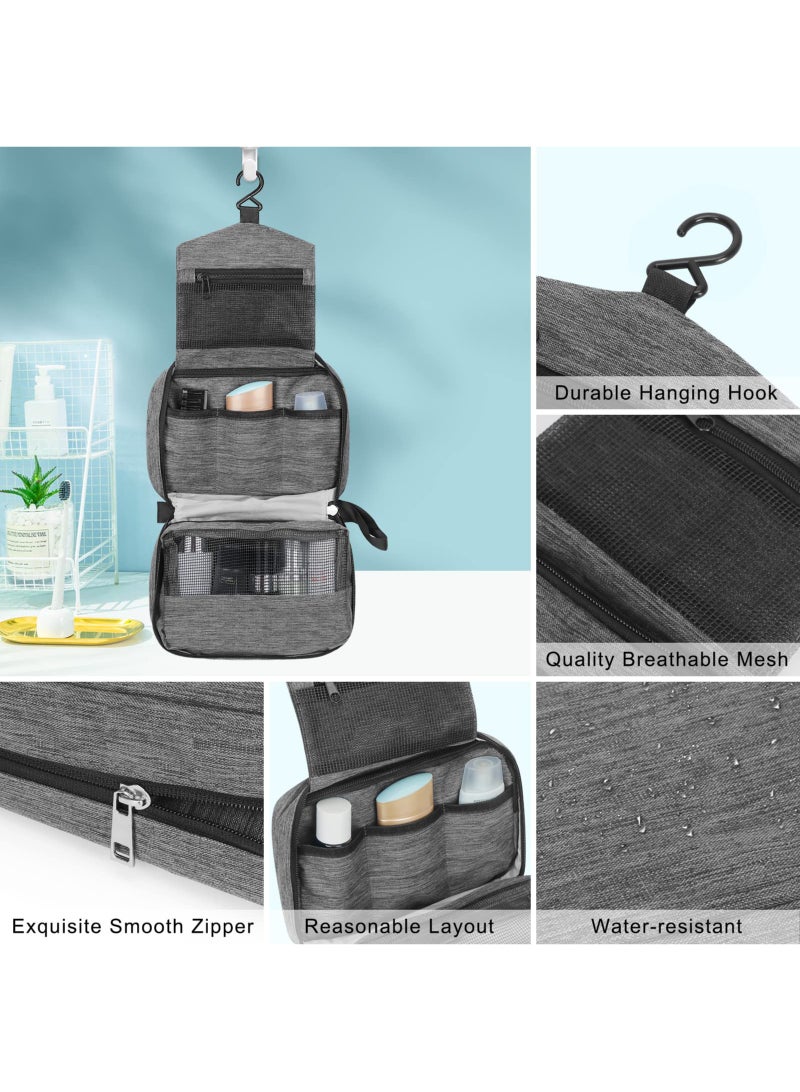 Multifunctional hanging toiletry bag Large capacity travel storage bag Dry and wet separation cosmetic bag Business trip waterproof storage bag - Image 2