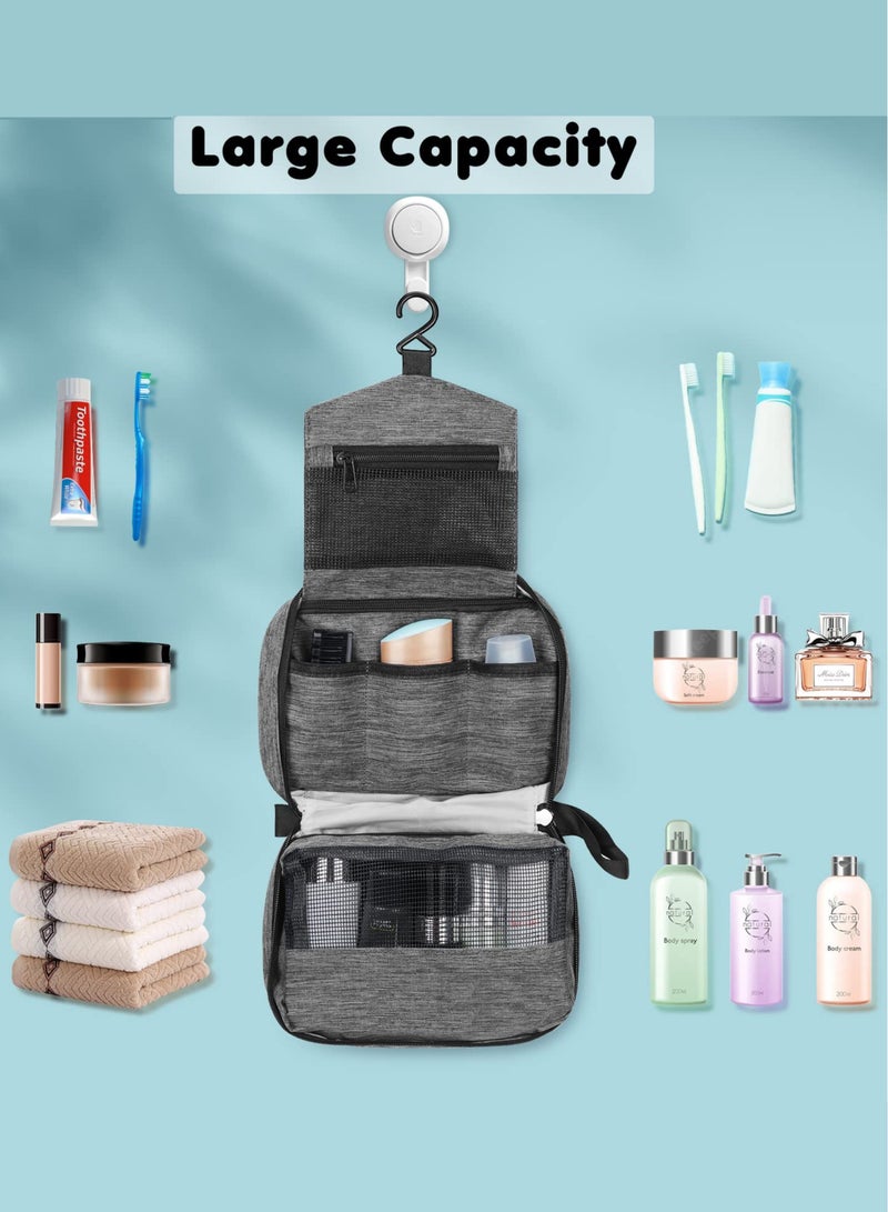Multifunctional hanging toiletry bag Large capacity travel storage bag Dry and wet separation cosmetic bag Business trip waterproof storage bag - Image 3
