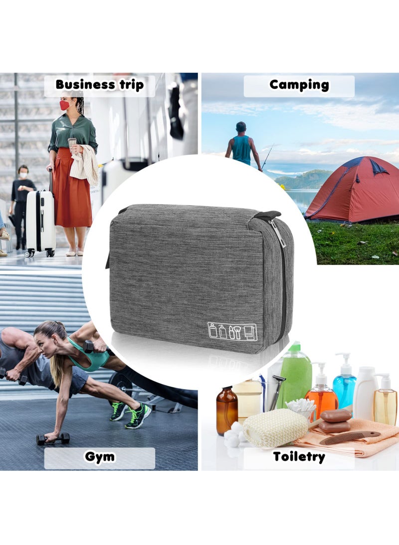 Multifunctional hanging toiletry bag Large capacity travel storage bag Dry and wet separation cosmetic bag Business trip waterproof storage bag - Image 4