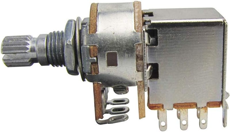 FLEOR 2pcs Push Pull Guitar Pots Short 15mm Split Shaft A500K Audio Taper Potentiometers - Image 4
