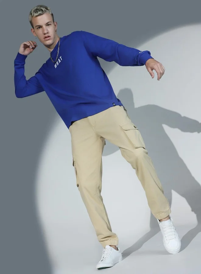 Hubberholme Men's Blue T-shirts - Casual and Versatile for Everyday Wear