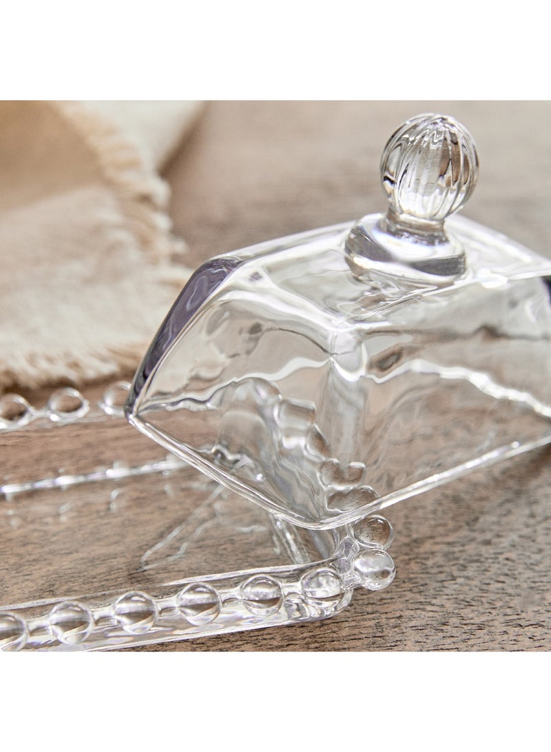 Home Box طبق زبدة مريام مزين بالخرز 14 × 9.5 × 9 سم - Image 3