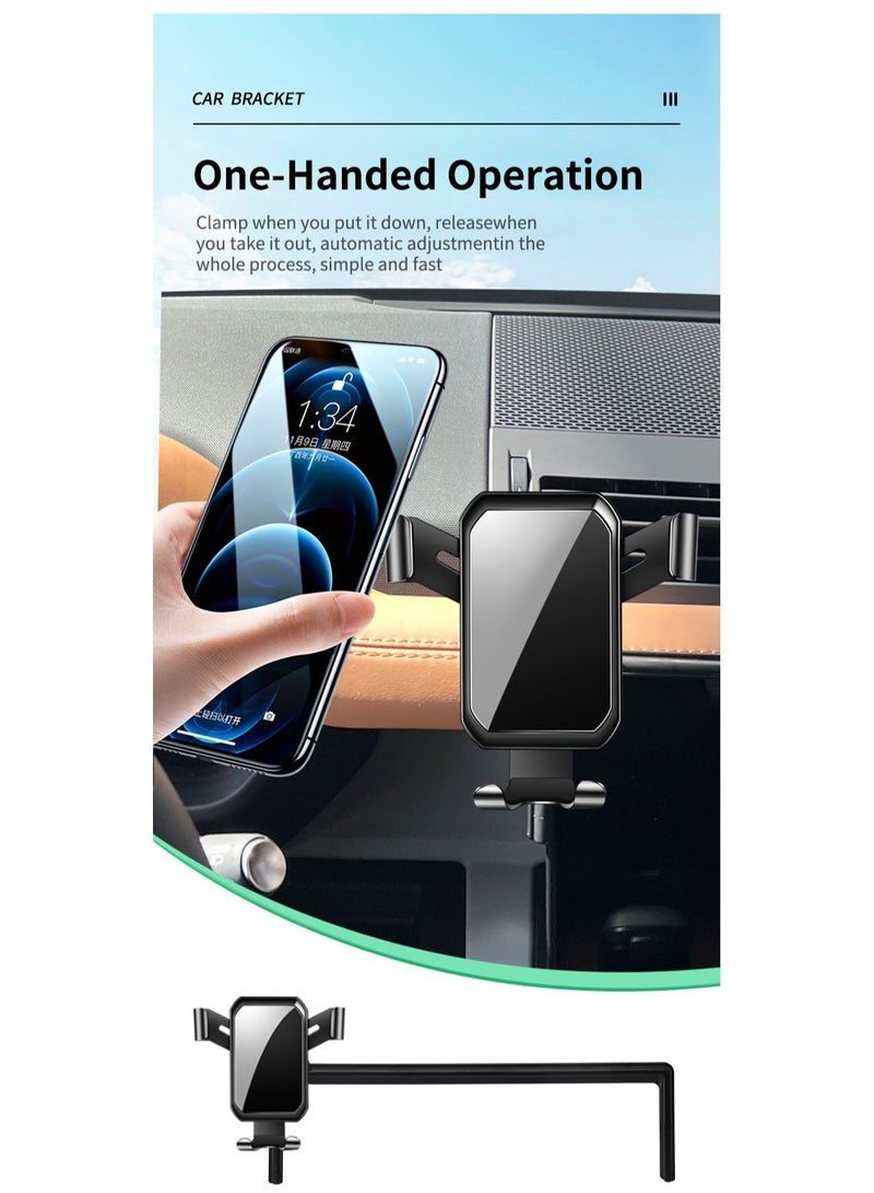 حامل هاتف ستاند لاند روفر ديفندر 2022-2025 (11.4 بوصة) حامل سيارة حامل هاتف جرافيتي لجميع الهواتف - Image 2