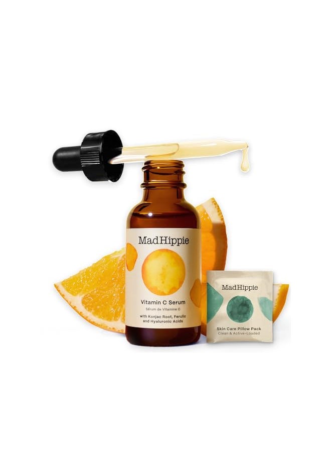 Mad Hippie Mad Hippie Vitamin C Serum for Face with Hyaluronic Acid, Vitamin E & Ferulic Acid - Vitamin C Face Serum for Women/Men, Skin-Brightening Serum, 1.02 Fl Oz  - Image 1