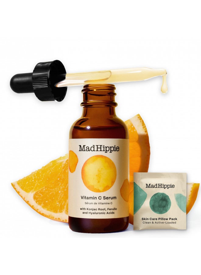 Mad Hippie Mad Hippie Vitamin C Serum for Face with Hyaluronic Acid, Vitamin E & Ferulic Acid - Vitamin C Face Serum for Women/Men, Skin-Brightening Serum, 1.02 Fl Oz  - Image 2