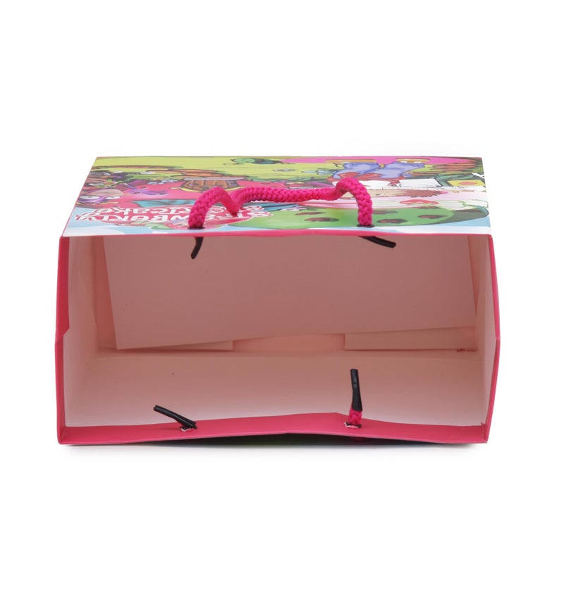 PPJ ® -HAPPY BIRTHDAY STRAWBERYSHORT CAKE (CARTOON THEME) PARTY (30 Pcs.) PAPER CARRY BAG, 10 Inch X 8 Inch X 4 Inch RETURN GIFT/HAPPY BIRTHDAY/RETURN GIFTS/GIFTS/GIFT BAGS/GIFT COVERS (Pack of 30) - Image 5