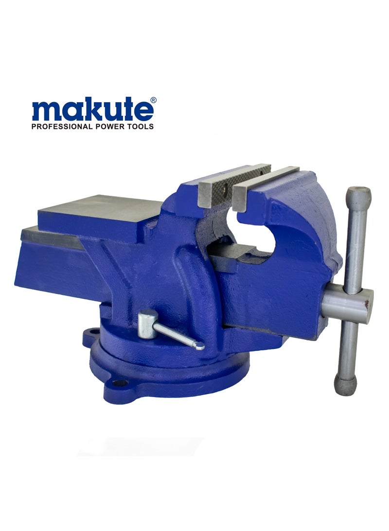 makute 4" Ultra-Light Bench Vise With Anvil - Image 2
