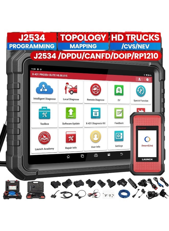 Launch LAUNCH X431 PRO3S+ Elite with SmartlinkC 2.0, 2025 Bi-Directional Scan Tool  - Image 1