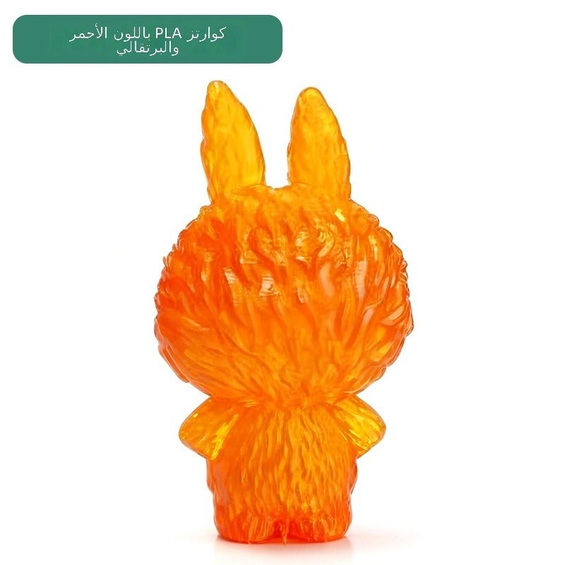 PLA Silk 3D Printer Filament 1KG, Transparent Gradient Crystal Finish, 1.75mm, 330m Spool, Compatible with Bambu Lab and Creality Printers