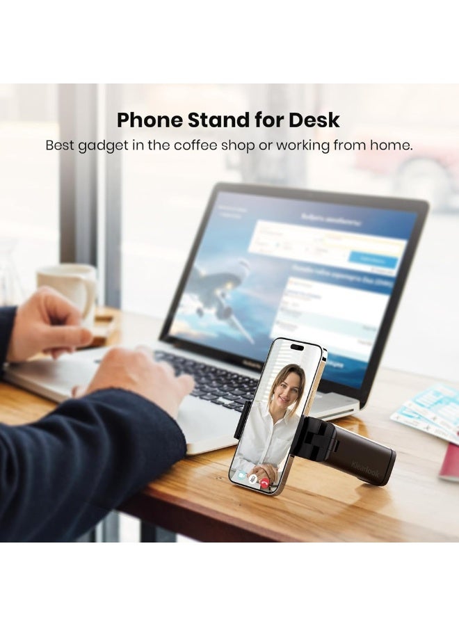 [2 Pack] Flight Airplane Phone Holder Mount. Hands Free Viewing With Multi-Directional Dual 360 Degree Rotation. Pocket Size Must Have Airplane Travel Essential Accessory F - Image 4