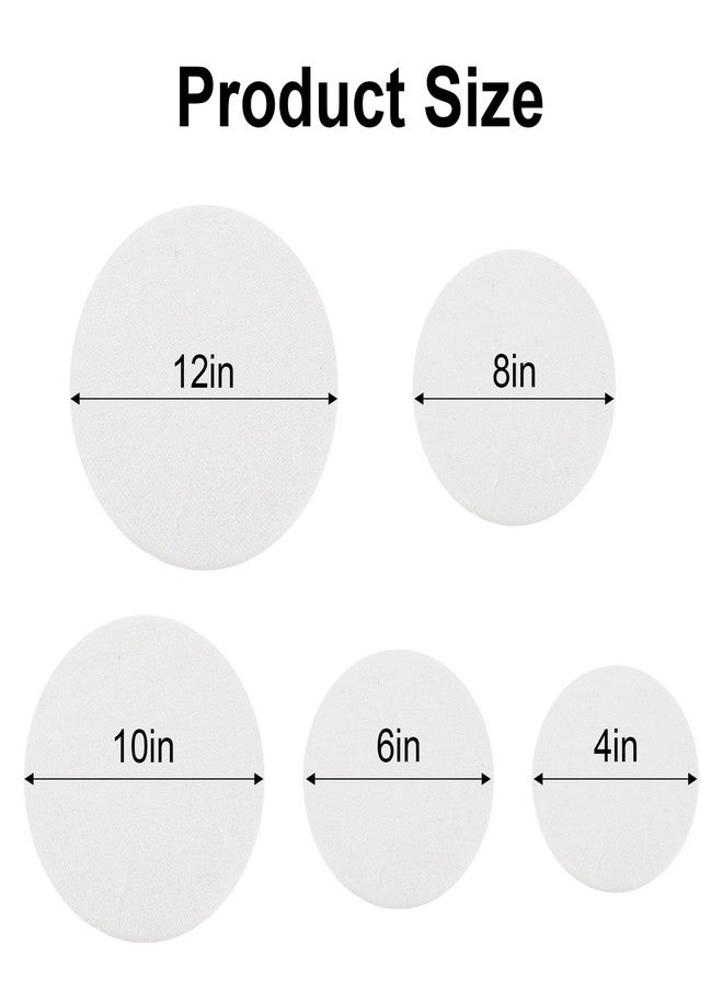 WJIAAA Reusable Linen Bowl Covers, 5Pcs 12/10/8/6/4 Inch Banneton Liner, Elastic Food Storage Covers for Bread Proofing, Sourdough Cover for Proofing, Bread Basket Liner Long-Freshness, Lids Storage - Image 2