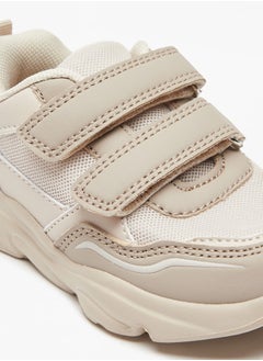 LBL by Shoexpress Mesh Textured Sneakers with Hook and Loop Closure  - Image 5