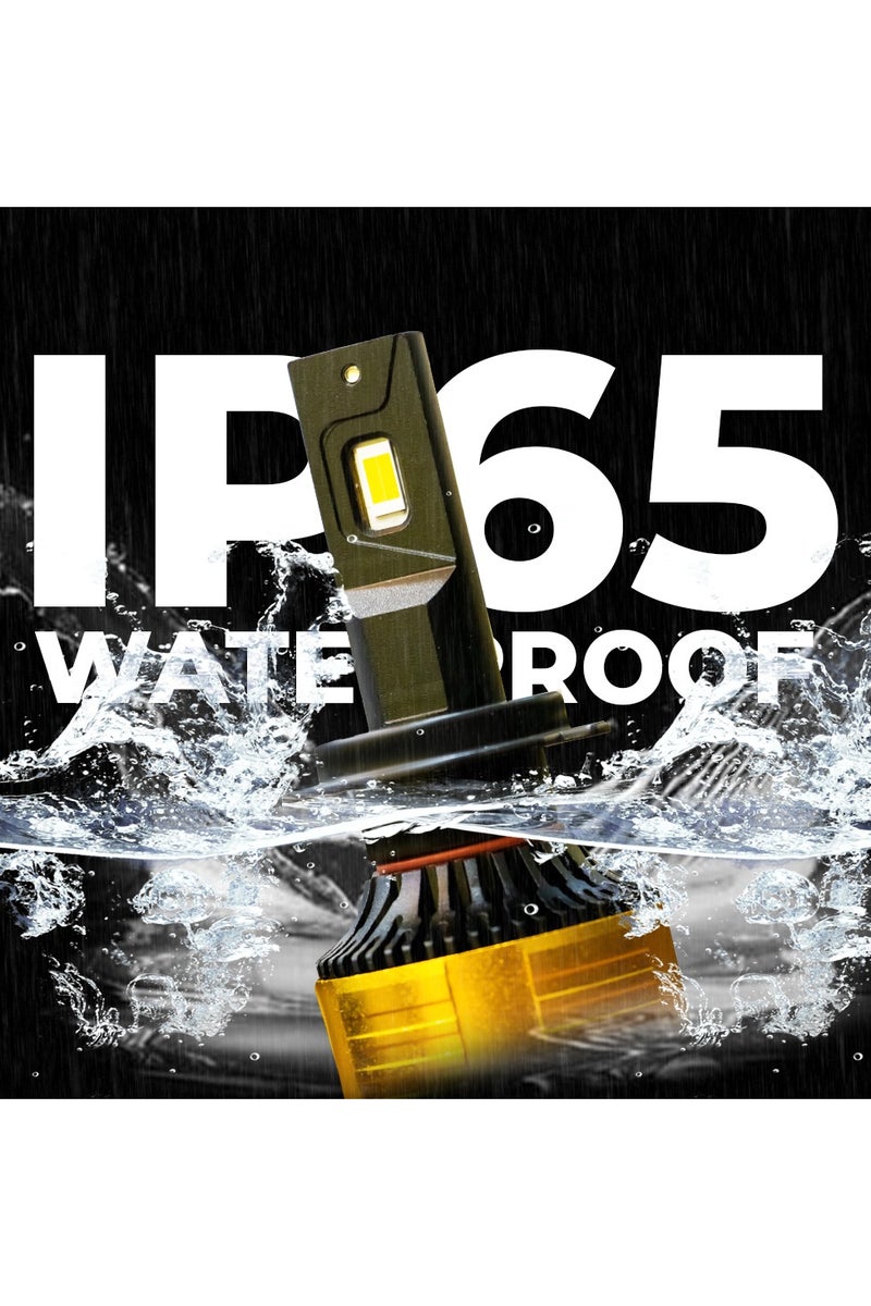 TBS DESIGN T43 PRO 2 Pieces Car LED Headlight Original 55W/piece Power 11000/piece Lumens With Color Temperature 4300K H-4 - Image 5