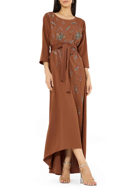 Amri Embroidered A-line Dress