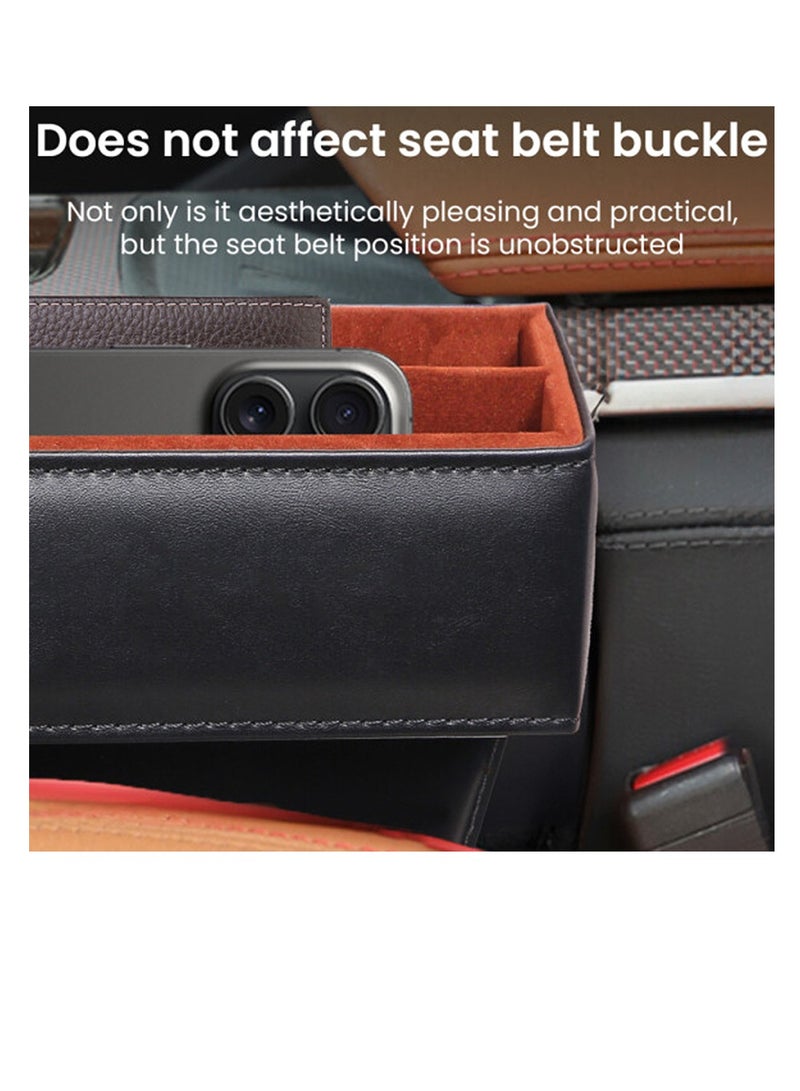 Generic Car Seat Seam Storage Box ZHUSE ZS-CA-002 - Black  - Image 4