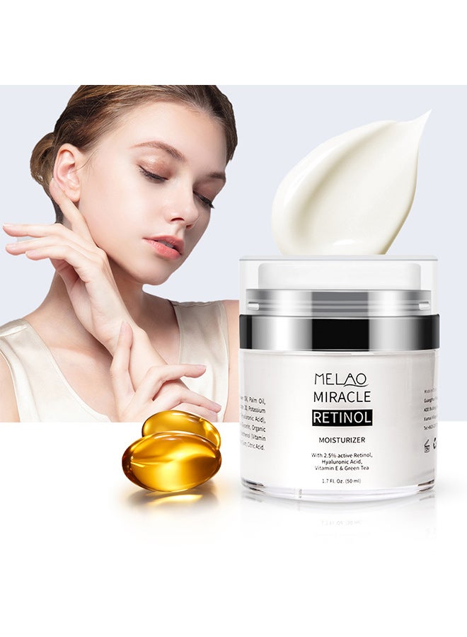ميلاو كريم الريتينول للوجه، مرطب، مرطب، تفتيح وإصلاح البشرة - Image 2