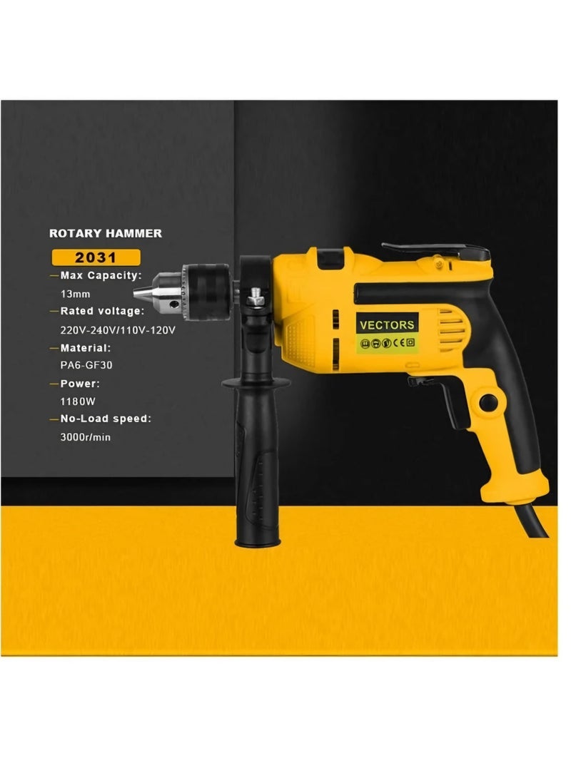 VECTORS Impact Drill 13M 1180 W - Image 5