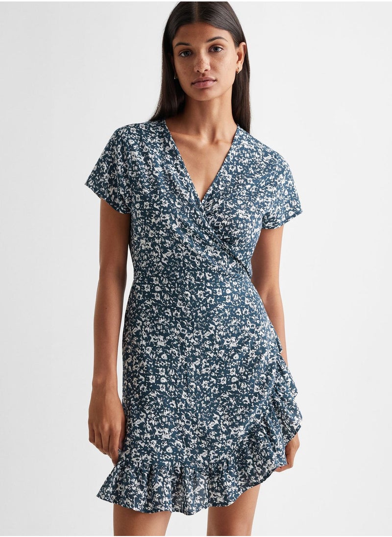 MANGO - Kids Ruffled Print Dress - Image 1