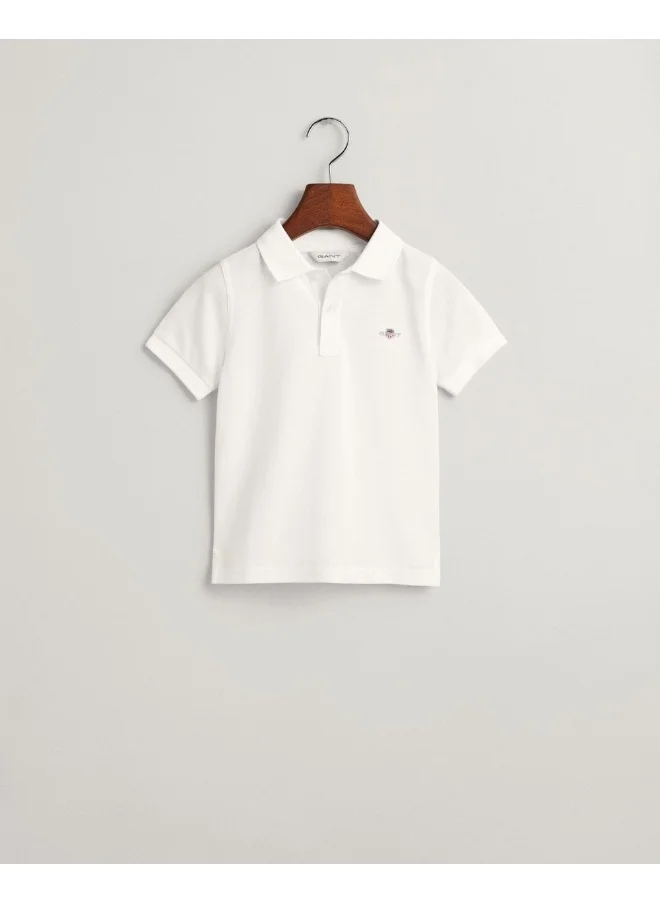 غانت Gant Kids Shield Piqué Polo Shirt