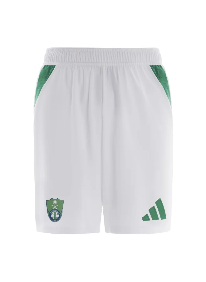 Adidas Adidas Al Ahli Fc Home Short Youth White Football Shorts For Kids Unisex 128