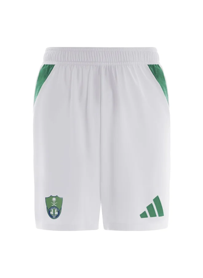 Adidas Adidas Al Ahli Fc Home Short Youth White Football Shorts For Kids Unisex 128
