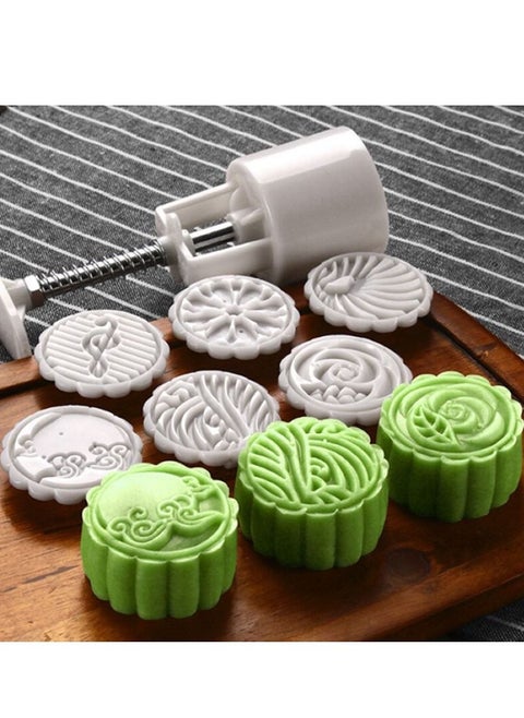 3D Mooncake Mould Set different Pattern Shape Moon Cake Mold