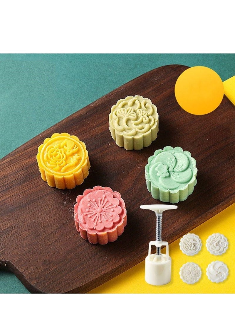 Generic - 3D Mooncake Mould Set different Pattern Shape Moon Cake Mold - Image 1