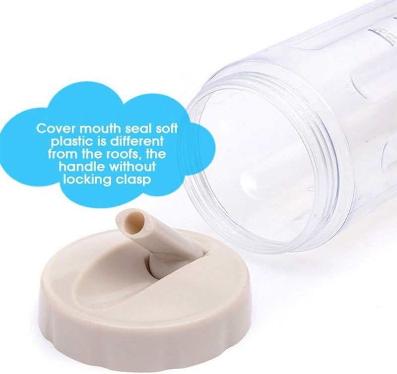 ODIN Juicers - Eworld 1pcs/lot Plug Shake N Take Juice Machine Multifunctional Mini Electricity Juicer Pocket Sports Bottle Blender (White UK) - Image 3