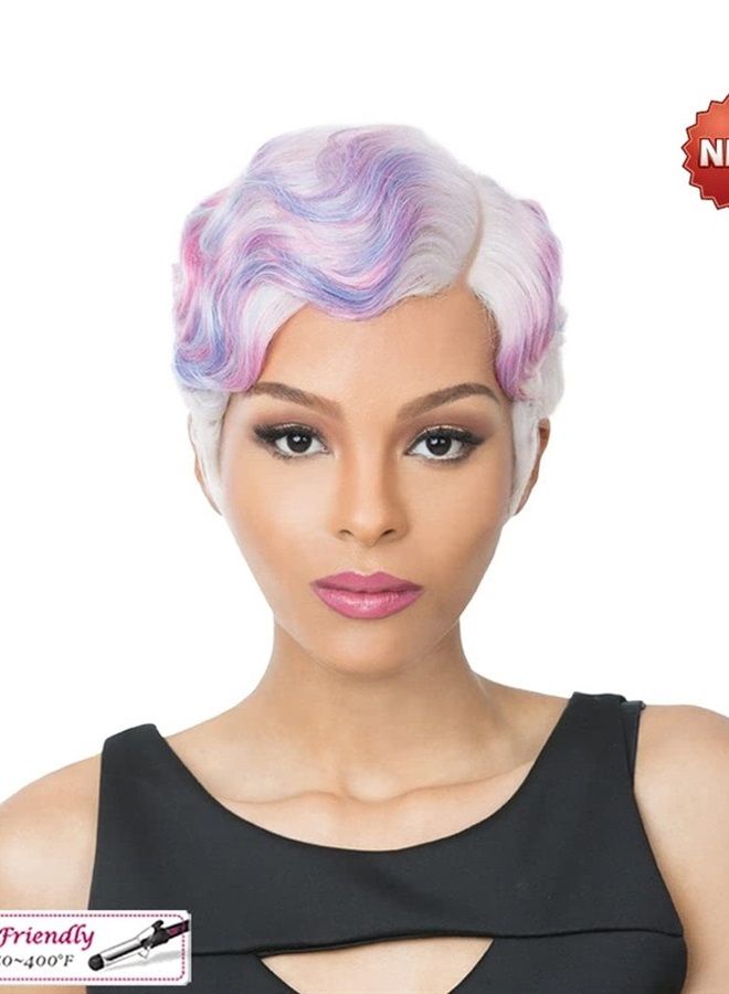 it's a wig! Synthetic Hair Wig Nuna (1B - OFF BLACK) - Image 2