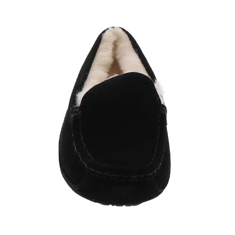 UGG Unisex-Child Ascot Slipper, Black Suede, 6 - Image 5
