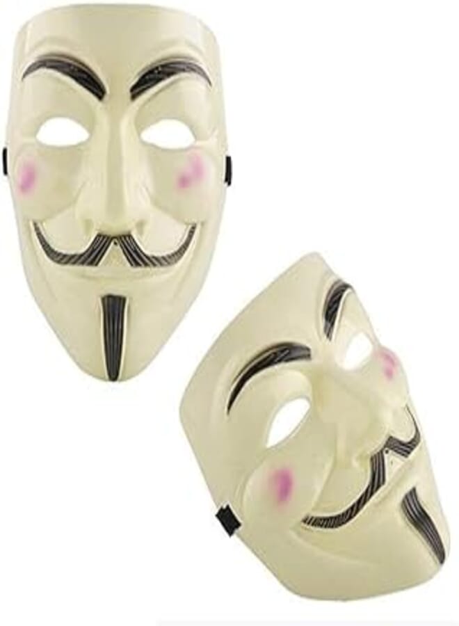 OR Hot Halloween Party Masks V for Vendetta Mask Anonymous Guy Fawkes Fancy Dress Adult Costume Accessory Party Cosplay Mask