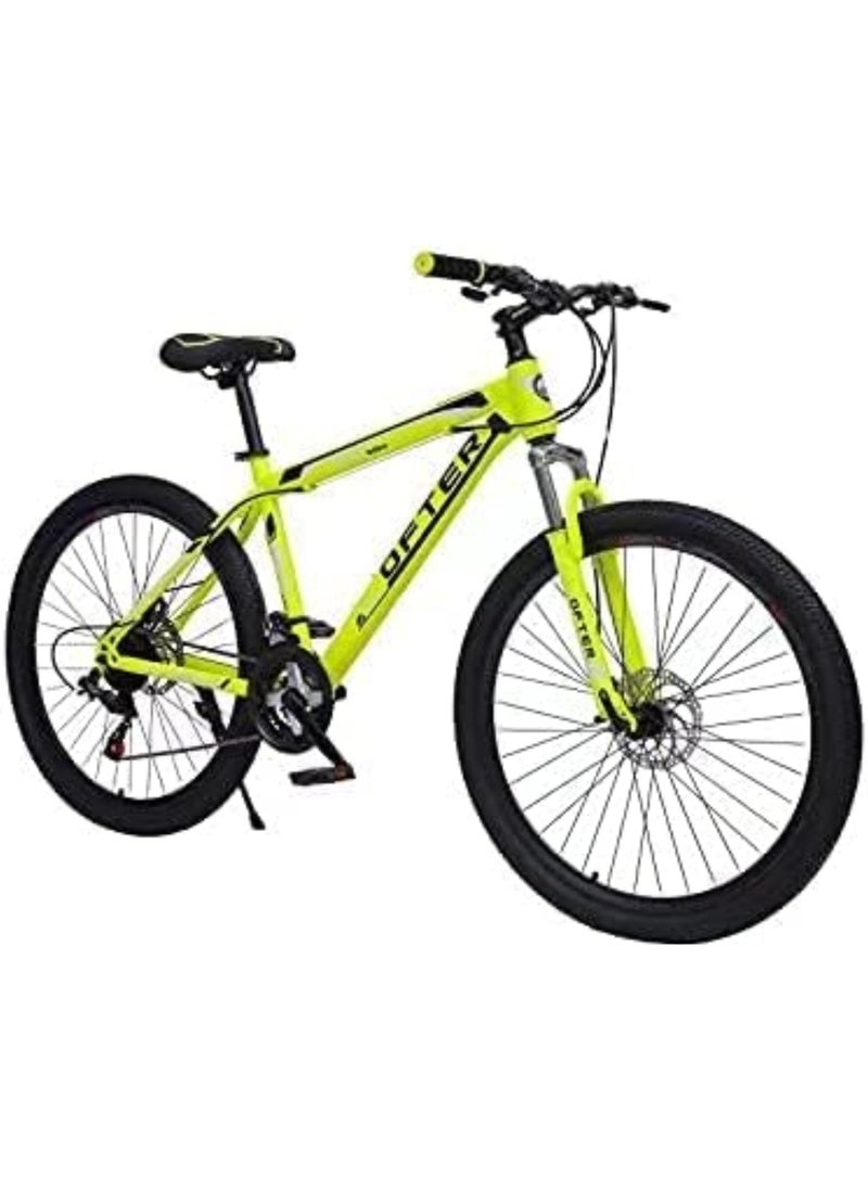 VLRA - Ofter 24 Inch Unisex MTB Mountain Bike 21 speed - Yellow - Image 1