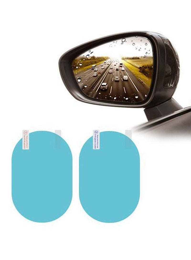car mirror protection sticker for the Rain Two pcs - Image 3