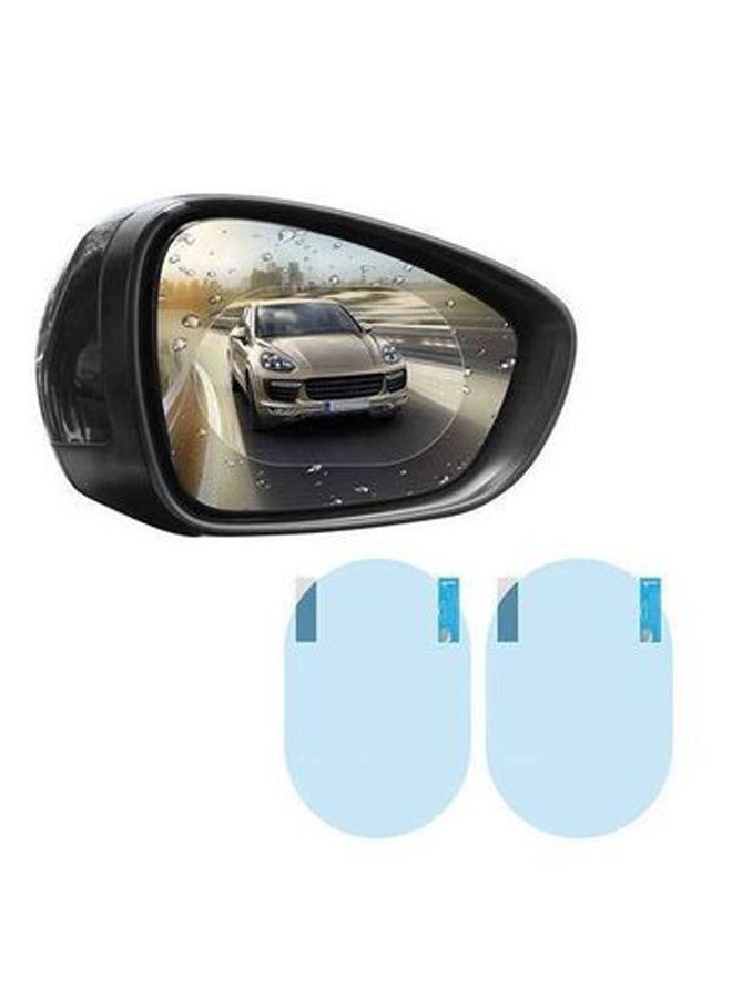 car mirror protection sticker for the Rain Two pcs - Image 2