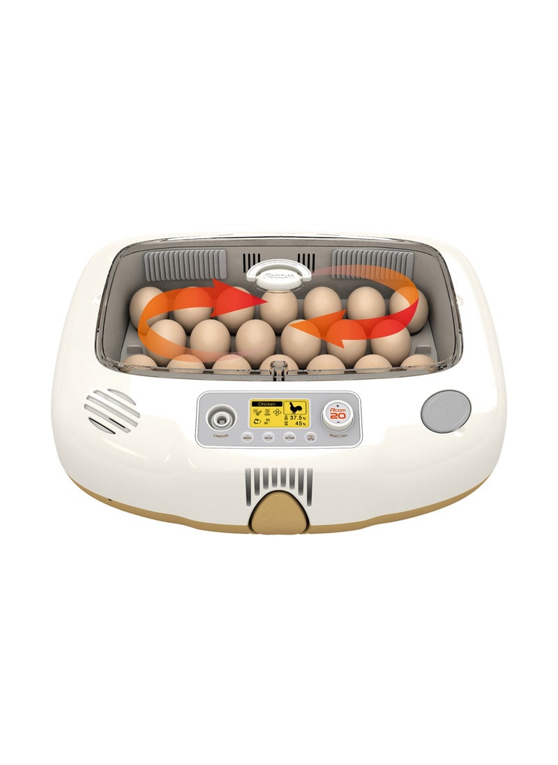 Rcom - Rcom Automatic Egg Incubator for Hatching Eggs with Automatic Temperature Control, Humidity Sensor, Made in Korea - Image 1