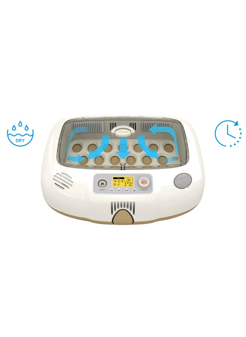 Rcom - Rcom Automatic Egg Incubator for Hatching Eggs with Automatic Temperature Control, Humidity Sensor, Made in Korea - Image 1