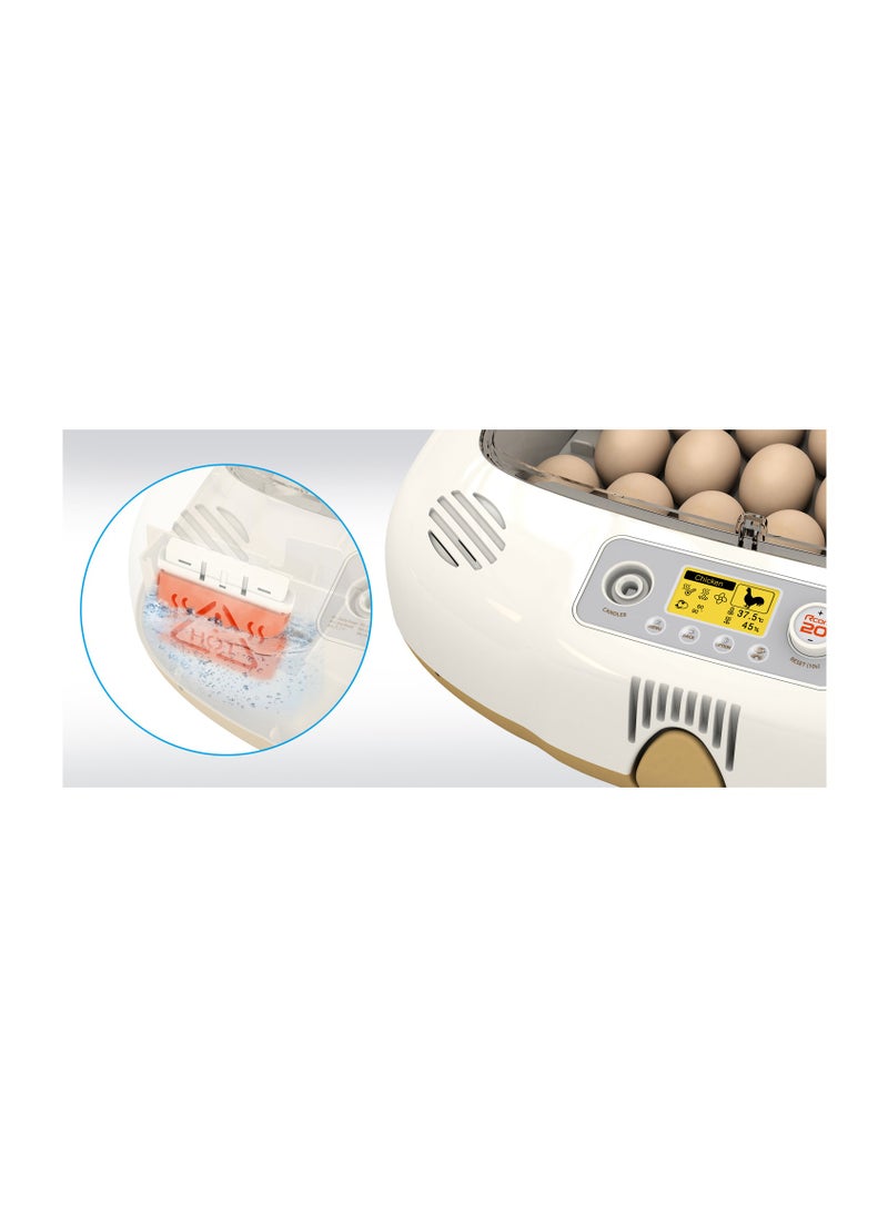 Rcom - Rcom Automatic Egg Incubator for Hatching Eggs with Automatic Temperature Control, Humidity Sensor, Made in Korea - Image 1