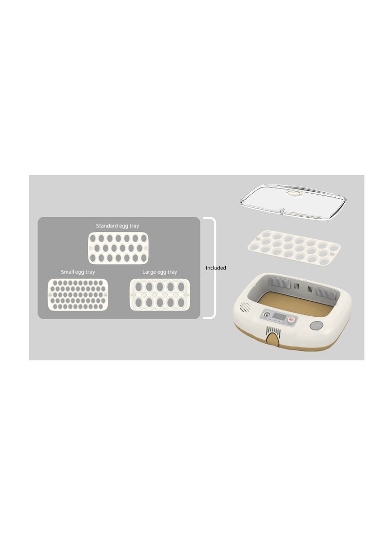 Rcom - Rcom Automatic Egg Incubator for Hatching Eggs with Automatic Temperature Control, Humidity Sensor, Made in Korea - Image 1